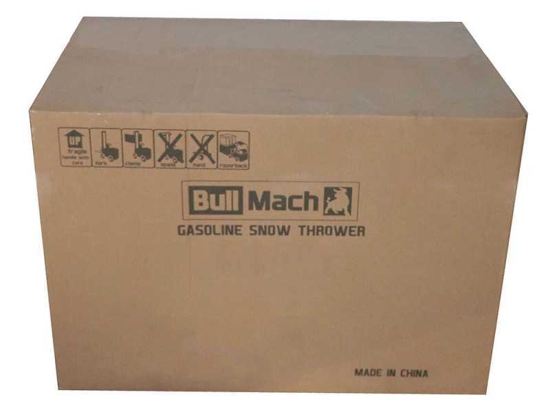BullMach BM-SS 80 WEL - Petrol Snowplough with Electric Start - Multifunction - Loncin H200