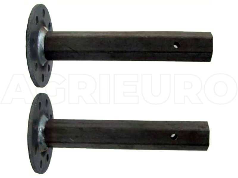 Pair of fixed hubs (for tractor wheels) internal hexagon 27 mm