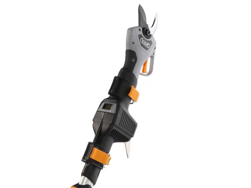 Volpi KV390 - Electric pruning shear - 2x 21.6V 2.5Ah + Extension pole - 40mm Cutting diameter