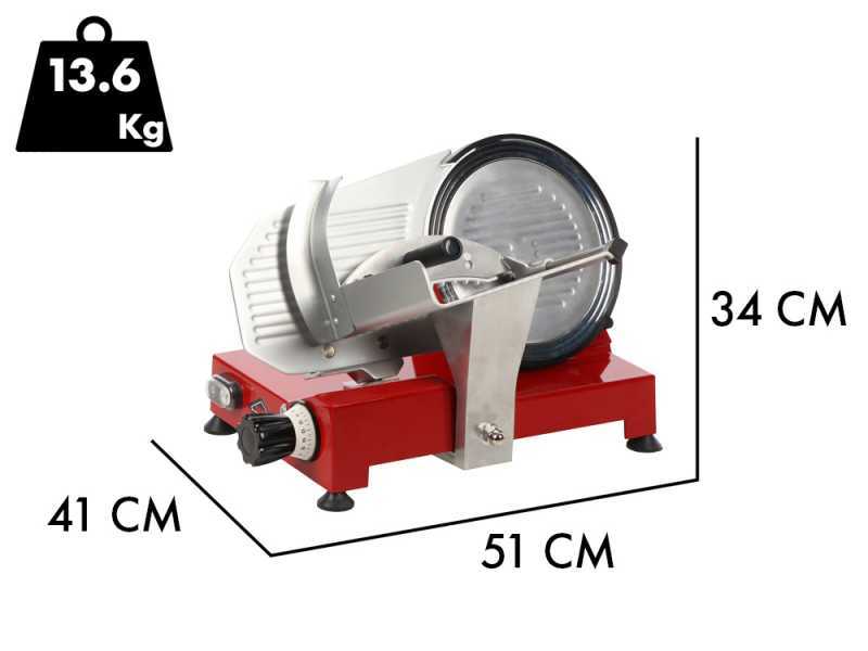 Celme ALFA 250 Red - Slicer with 250 mm steel blade
