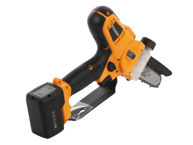 Volpi KVS5500 Manual Battery-powered Pruner - 14.4 V 4Ah Batteries