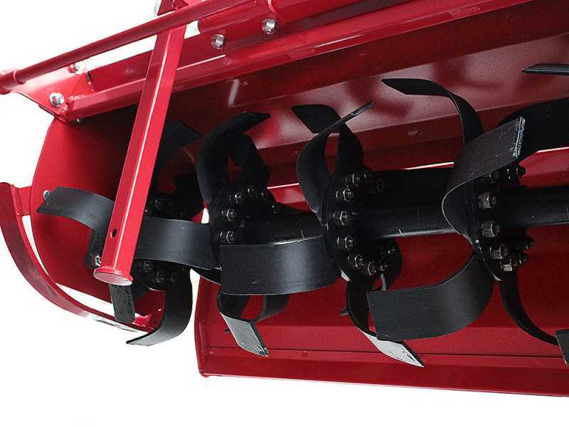 AgriEuro RS 105 Medium size Tractor Rotary Tiller model - manual side shift kit included - Counterclockwise PTO (left-hand rotation)