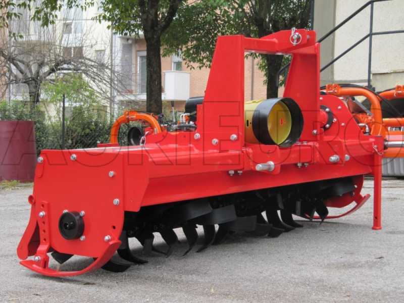 Medium series italian rotary tiller AgriEuro UR 204 + professional Cardan shaft with clutch - Counterclockwise PTO (left-hand rotation)