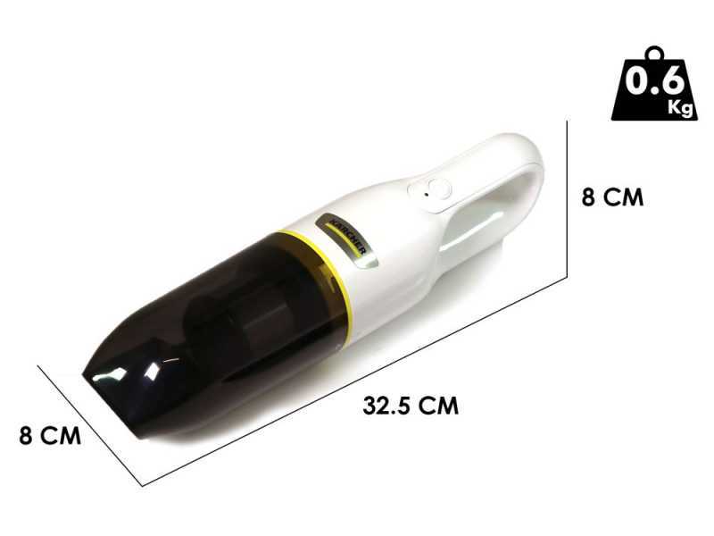 Karcher CVH 2 EU - 7.2 V - Battery-powered Handheld Vacuum Cleaner - 2 Ah