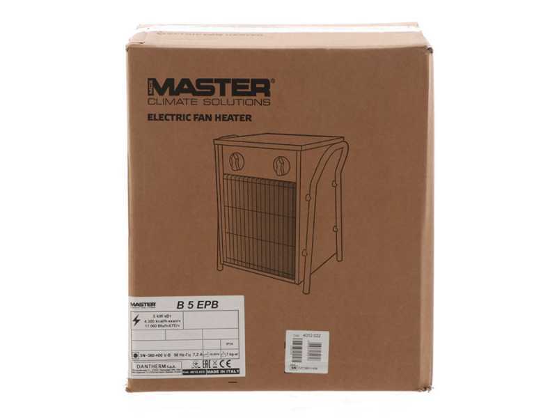 Master B 5 EPB - Three-phase Electric Heater with Fan - Hot Air Generator