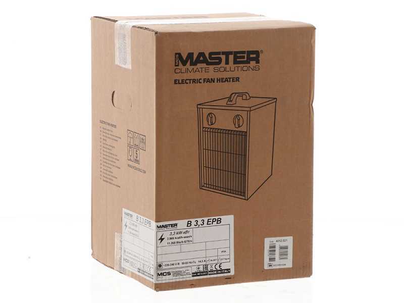 Master B 3.3 EPB - Electric Hot Air Generator with Fan - Heater