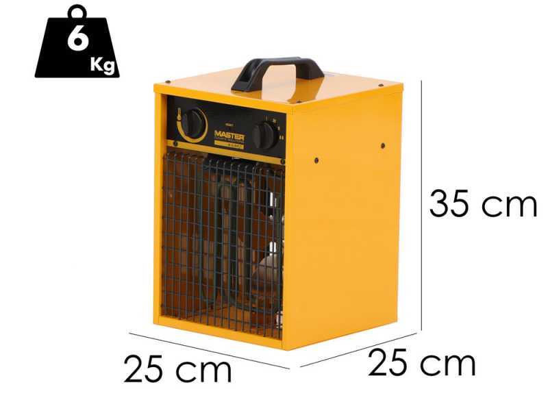 Master B 3.3 EPB - Electric Hot Air Generator with Fan - Heater
