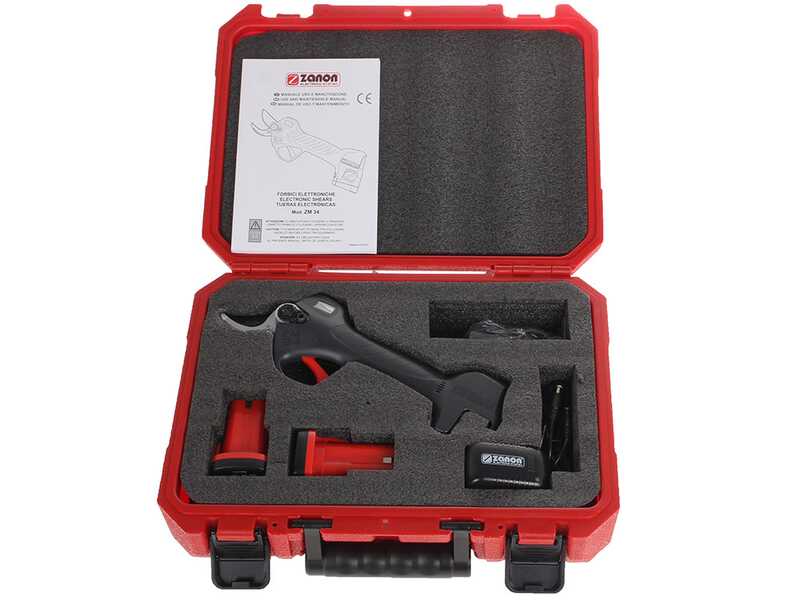 Zanon ZM 34 Electric Pruning Shears - 2x 14,4V 2.5Ah - 35mm Cutting diameter