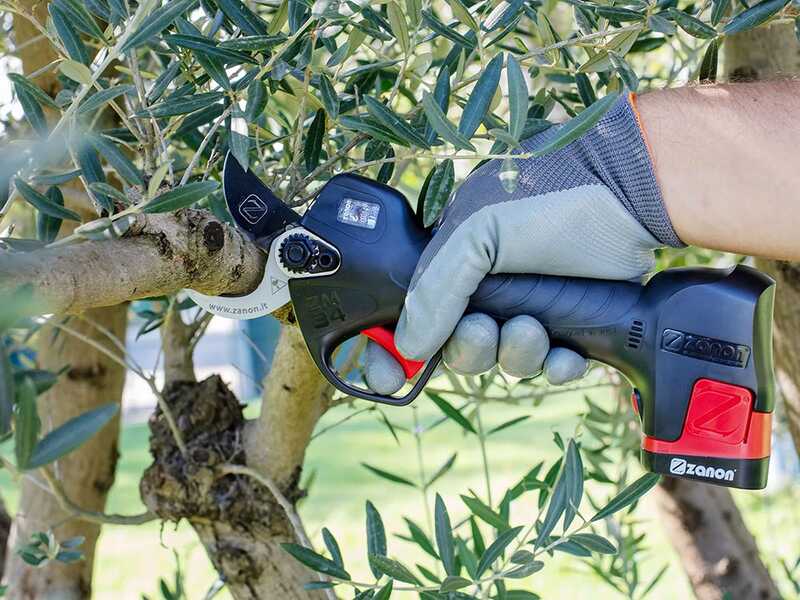 Zanon ZM 34 Electric Pruning Shears - 2x 14,4V 2.5Ah - 35mm Cutting diameter