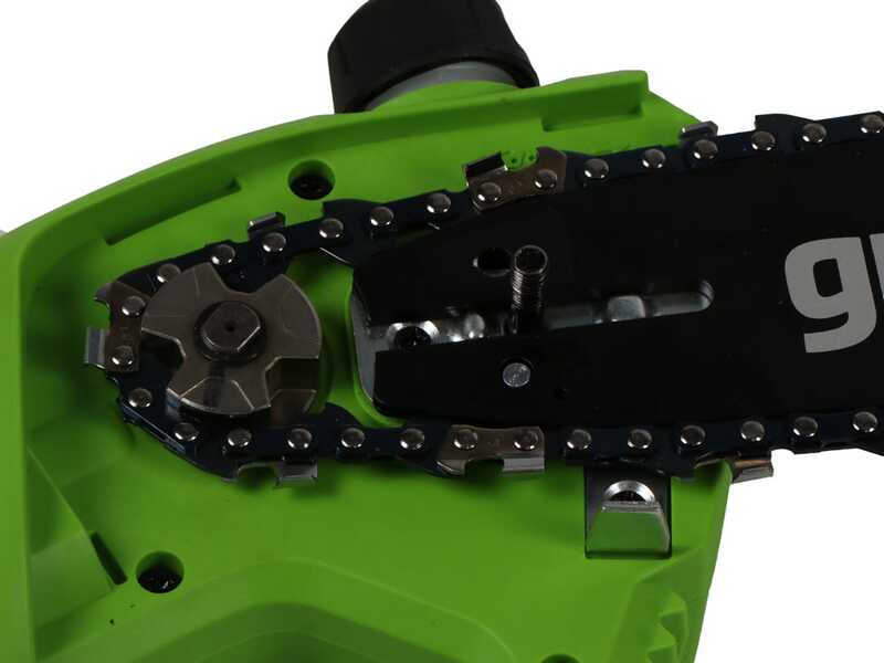 Greenworks GD40PSHK2 - Pruner/Hedge Trimmer with Extension Pole - 2 x 2Ah 40V