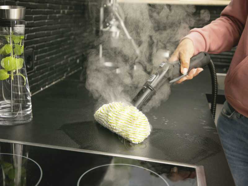 Karcher SC 4 EasyFix steam cleaner - non-stop steam, refillable extractable tank