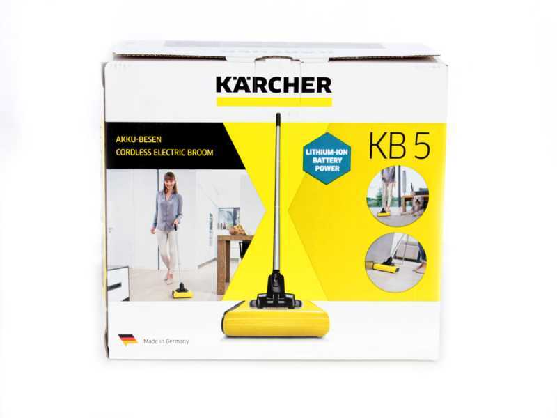 Karcher KB 5 - Cordless rechargeable electric broom - Lithium-ion battery