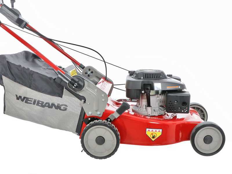 Weibang WBMWB537SC -  Petrol Trailed Lawn Mower - 2in1 - 196 cc Engine