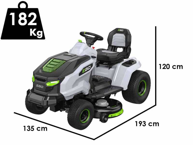 EGO TR4201 E - Battery-powered Riding-on Mower - 56V / 40Ah