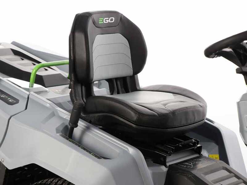 PROMO EGO TR 3801 E - B - Battery-powered Riding-on Mower with Grass Collection Basket - 56V - 40Ah