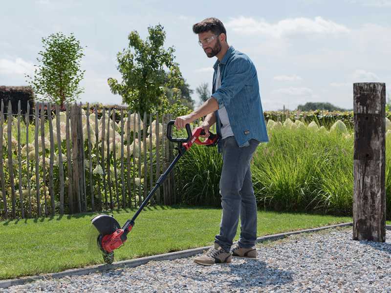 Battery operated edger with blade deals