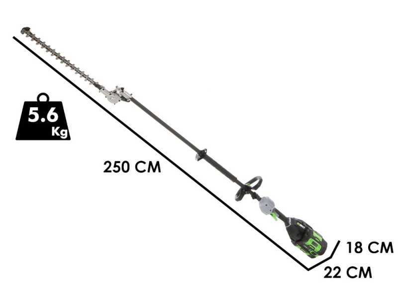 EGO Professional-X HTX 5300 PA - Brushless battery hedge trimmer - 56V - 4 Ah - 53cm