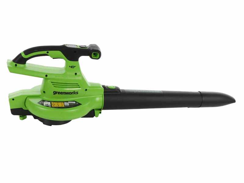 Greenworks GD40BVII - Blower - Cordless Vacuum Cleaner - BATTERY AND BATTERY CHARGER NOT INCLUDED