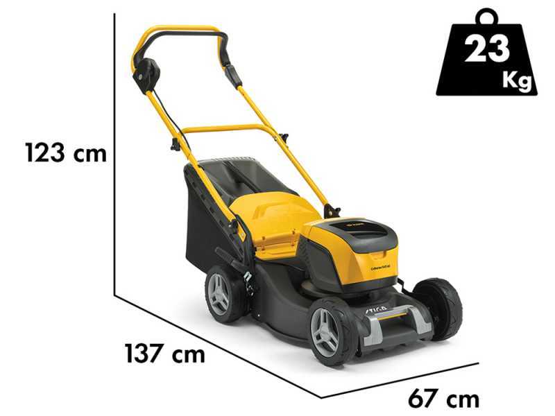 Stiga Collector 543 AE Kit - Battery-powered lawnmower - 48V/4Ah - Cutting 41 cm
