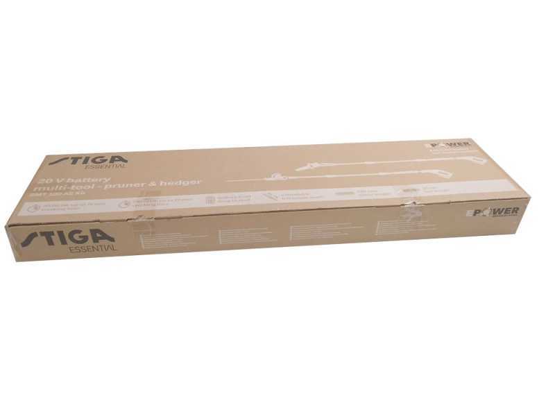 Stiga MT 100e Kit - Pruning shear/Hegde trimmer on extension pole - 20V/4Ah