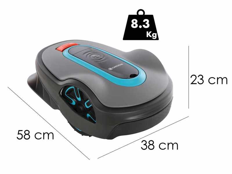 Gardena Smart SILENO Life 750 - Management with Gardena Smart App - Cutting width 22 cm