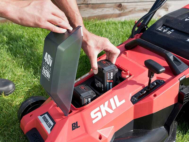 PROMO - Skil 0140 BA - Battery-powered Lawn Mower - 2x20V/4ah - 43cm cut