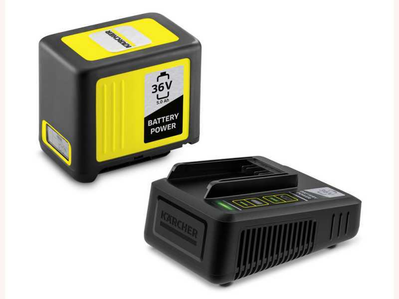 Karcher KM 70/25 C Bp 2SB - Battery-powered Sweeper with collection basket - 5Ah 36V