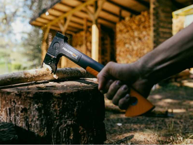 Stahlwerk Ascia Ca-445 St 445 Mm Ascia Forestale In Acciaio Al Carbonio Con Manico In Fibra Di Vetro - Foto 2