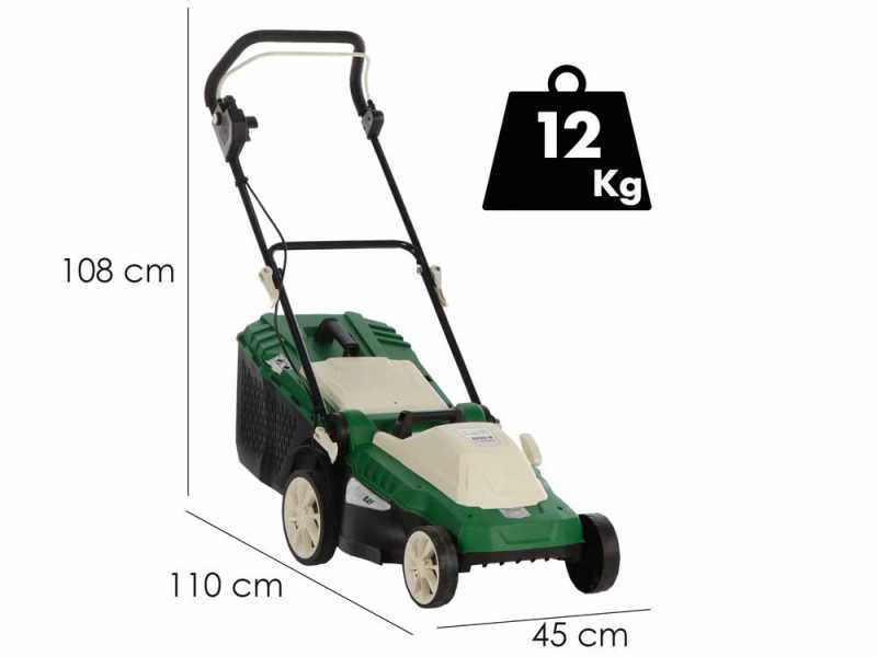Green electric lawn mower clearance