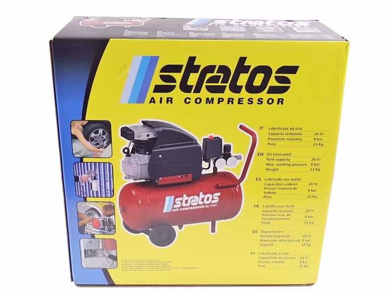 Fiac Stratos 24 - Electric Air Compressor - Motor 2 HP - 24 lt