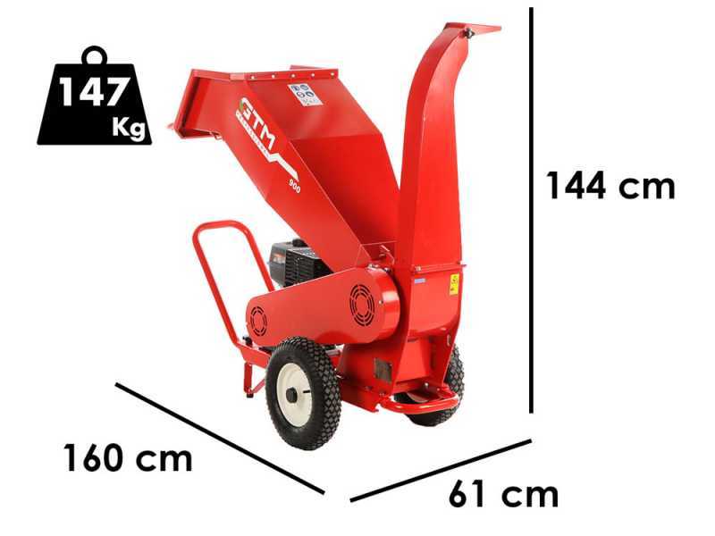 GTM GTS 900 G - Petrol-driven shredder - Loncin G300F engine