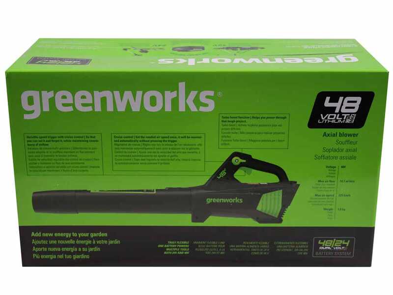 Greenworks GD48AB - Axial Battery Leaf Blower - 48V/4Ah