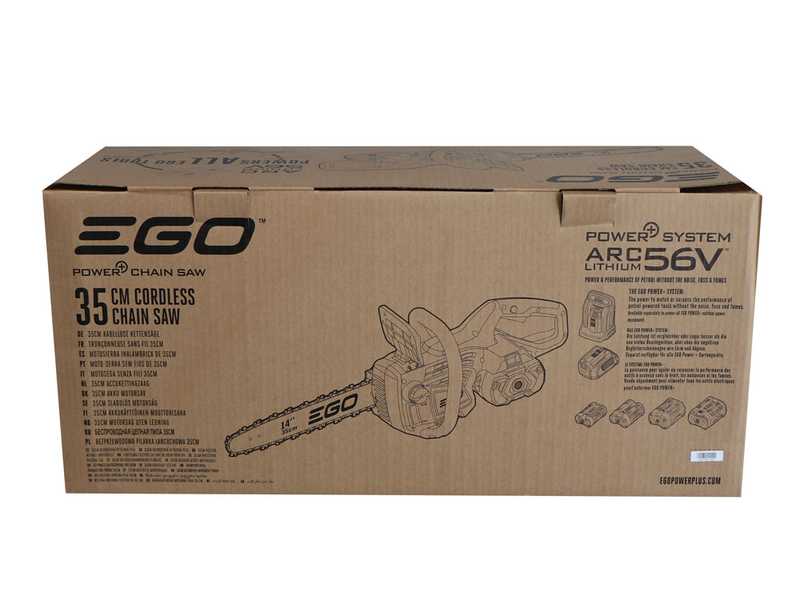 EGO CS1410E - 56V Battery-powered Chainsaw- 35 cm Blade - WITHOUT BATTERY AND CHARGER