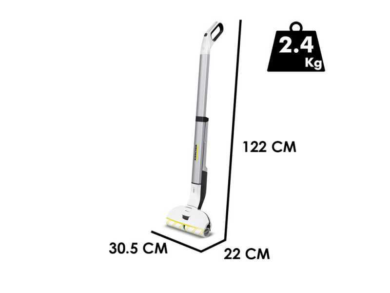 Karcher EWM 2 - Cordless 3-in-1 floor washer: wash, dry and vacuum