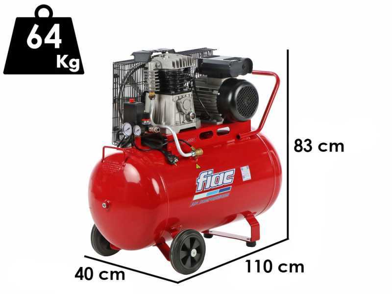 Fiac AB 100/360 M - Electric belt driven air compressor - Motor 3 HP - 100 l