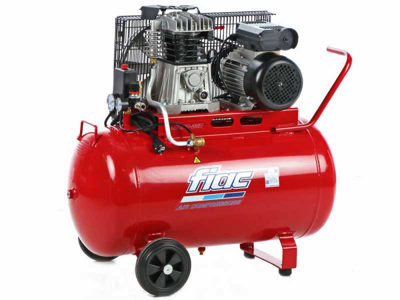 Fiac AB 100/360 M - Electric belt driven air compressor - Motor 3 HP - 100 l