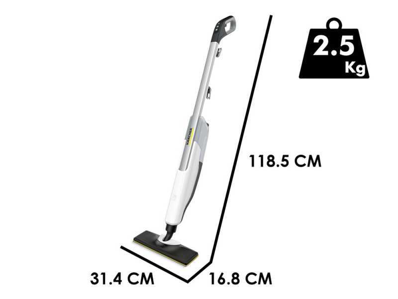Karcher SC2 Upright - Sanitising steam broom - 1600W