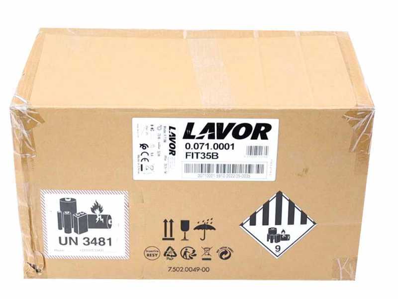 Lavor FIT 35B Li - Cordless 3-in-1 floor washer: washes, dries and vacuums