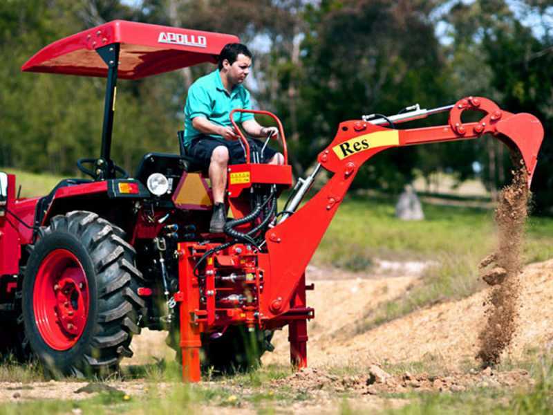 Agrieuro Top Line RES15 - Backhoe for tractor with lateral movement