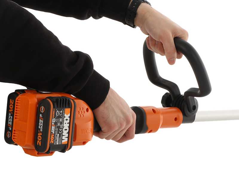 Worx WG183E - Battery-powered Brush Cutter - 40V - 2x 2Ah