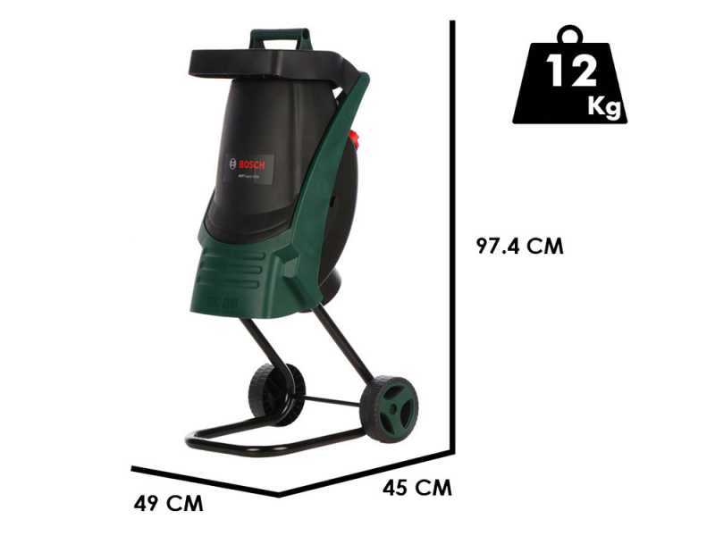 Bosch AXT Rapid 2200 - Electric Garden Shredder - with Reversible Blades
