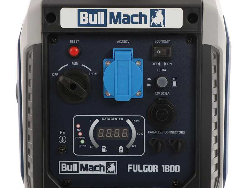 BullMach Fulgor 1800 -  2 kW Inverter Generator - DC 1.8 kW, Single-phase