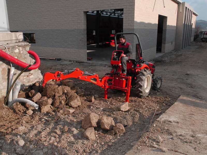 Agrieuro Top Line RES30 - Backhoe for tractor with lateral movement