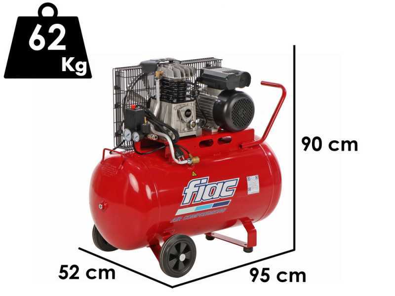 Fiac AB 100/3 MC R3000 FC - Electric Belt Driven Air Compressor - 3 HP  Motor- 100 lt