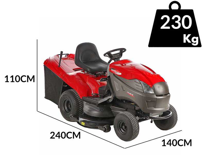 Castelgarden PTX 230 HD - Lawn Tractor with Grass Collector - Hydrostatic Transmission
