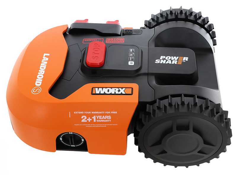 Worx Landroid S400 WR184E - Robotic lawnmower with perimeter - 400m2