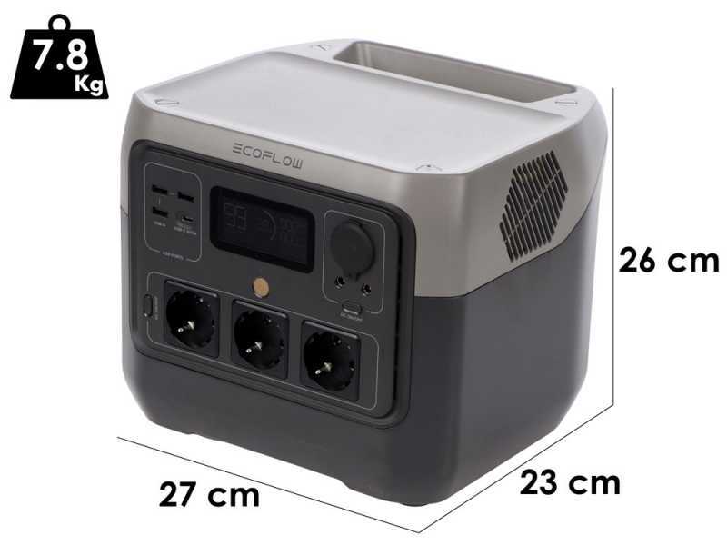 EcoFlow River 2 Pro - Portable PowerStation Battery - 800W - 768 Wh/19.2V