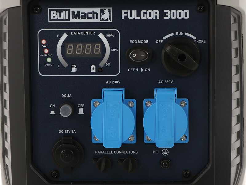 BullMach Fulgor 3000 - 3.2 kW Inverter Generator - DC 3 kW, Single-phase