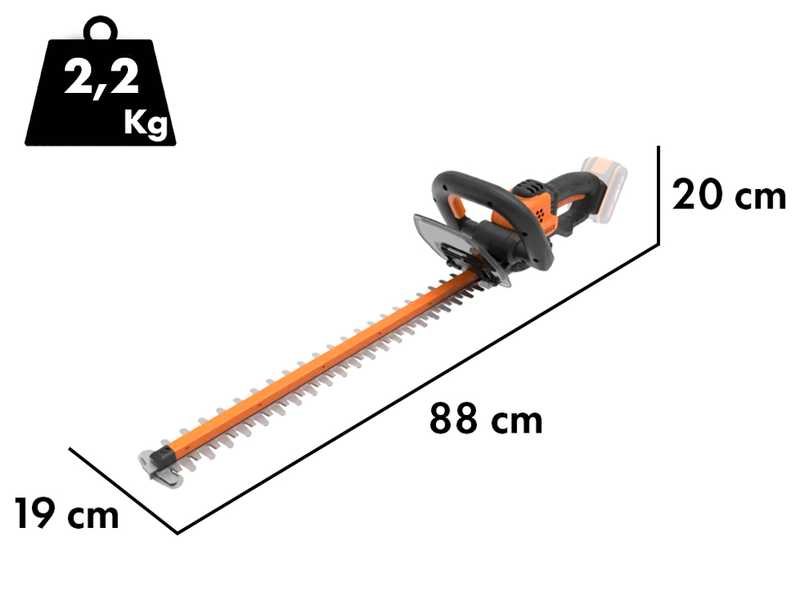 Worx WG264E.9 - Battery-powered Hedge Trimmer - 20V - WITHOUT BATTERY AND BATTERY CHARGER