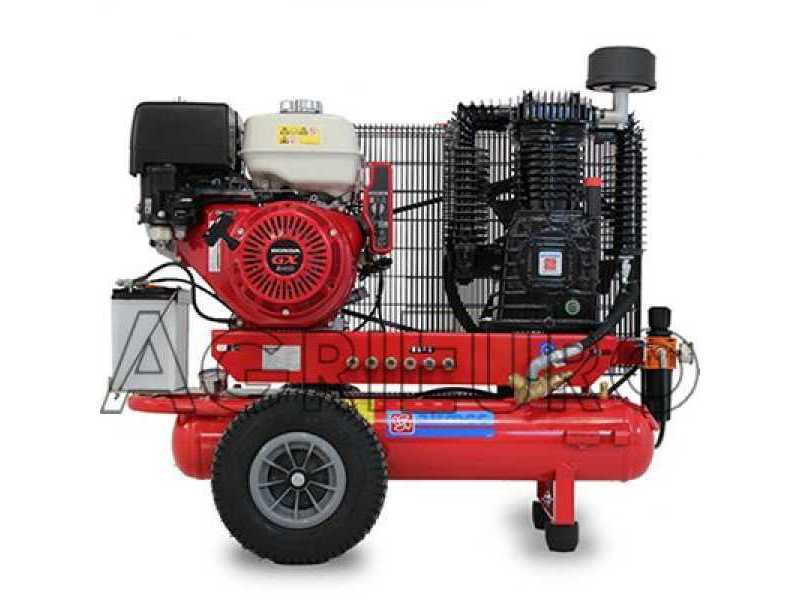 Airmec TTS 34110/900 Petrol Engine-driven Air Compressor with HONDA GX 340 Petrol Engine - 11 HP - (900  L/min)
